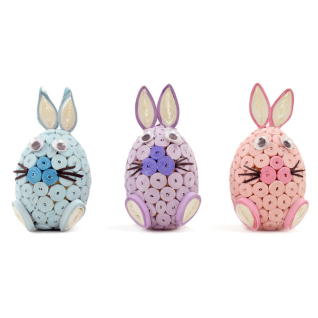 Pastel Quilled Bunny