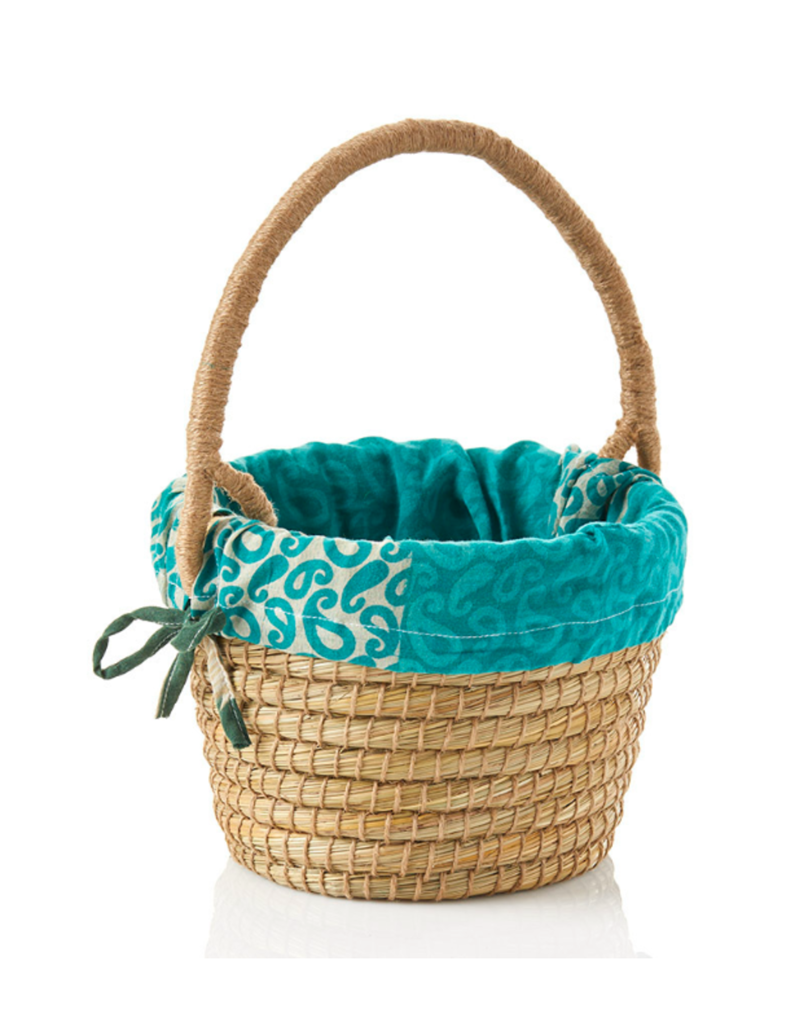 Bangladesh CLEARANCE Mini Handled Chindi Basket, Bangladesh