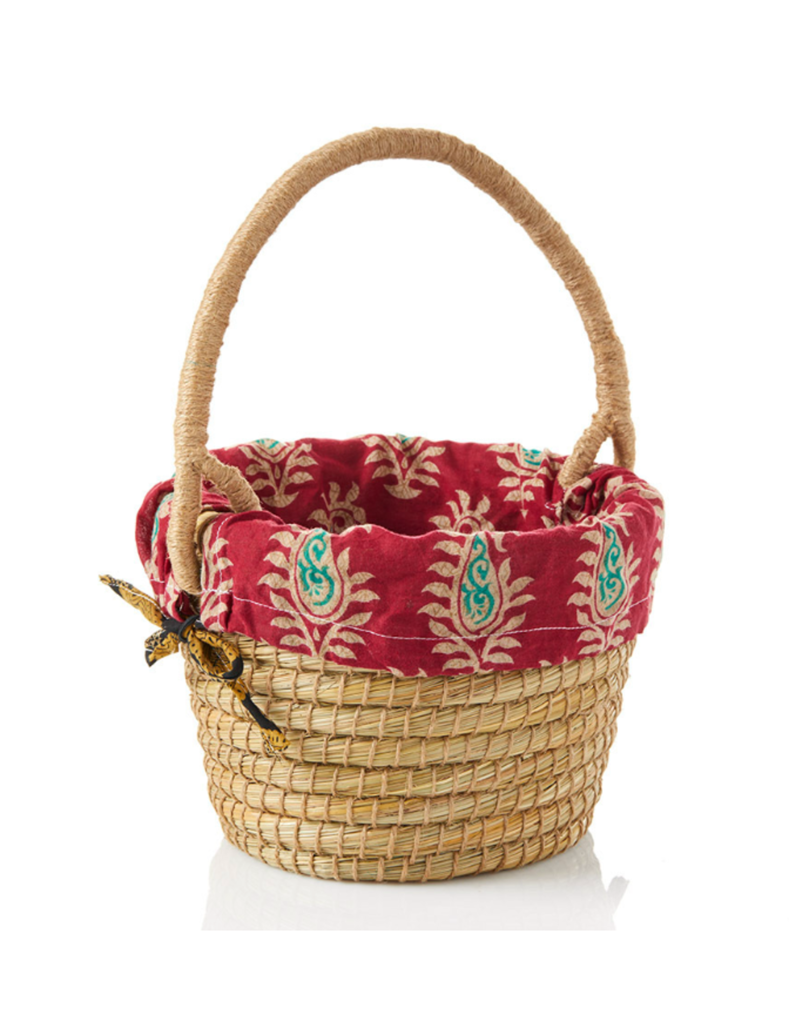 Bangladesh CLEARANCE Mini Handled Chindi Basket, Bangladesh