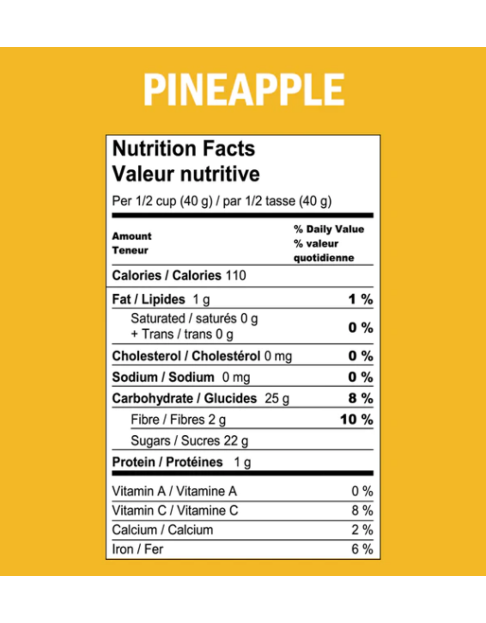 Colombia Premium Organic Dried Pineapple