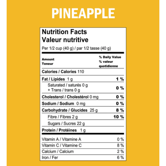 Organic Dried Pineapple