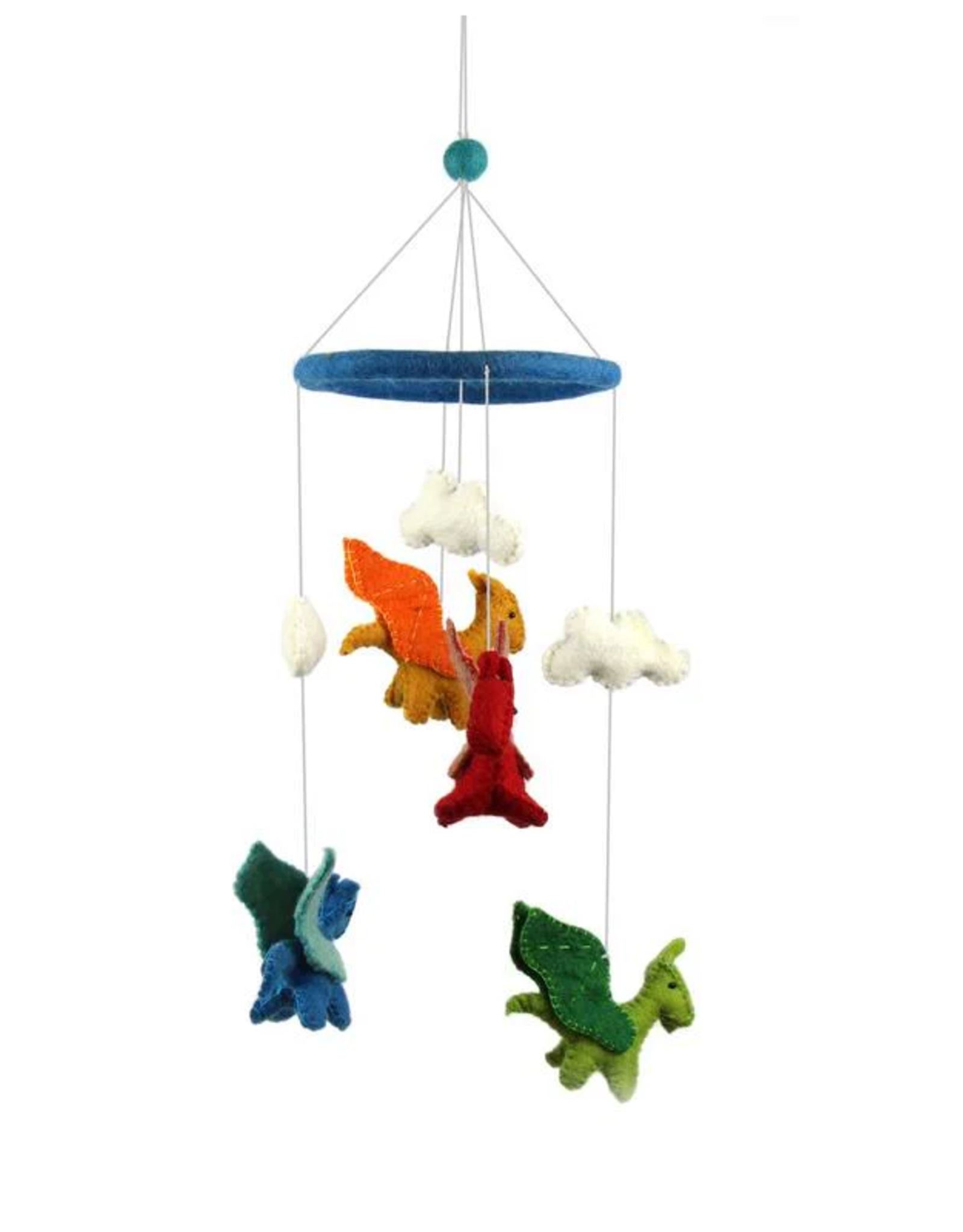 Nepal Dragons Felt Nursery Mobile