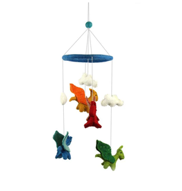 Nepal Dragons Felt Nursery Mobile