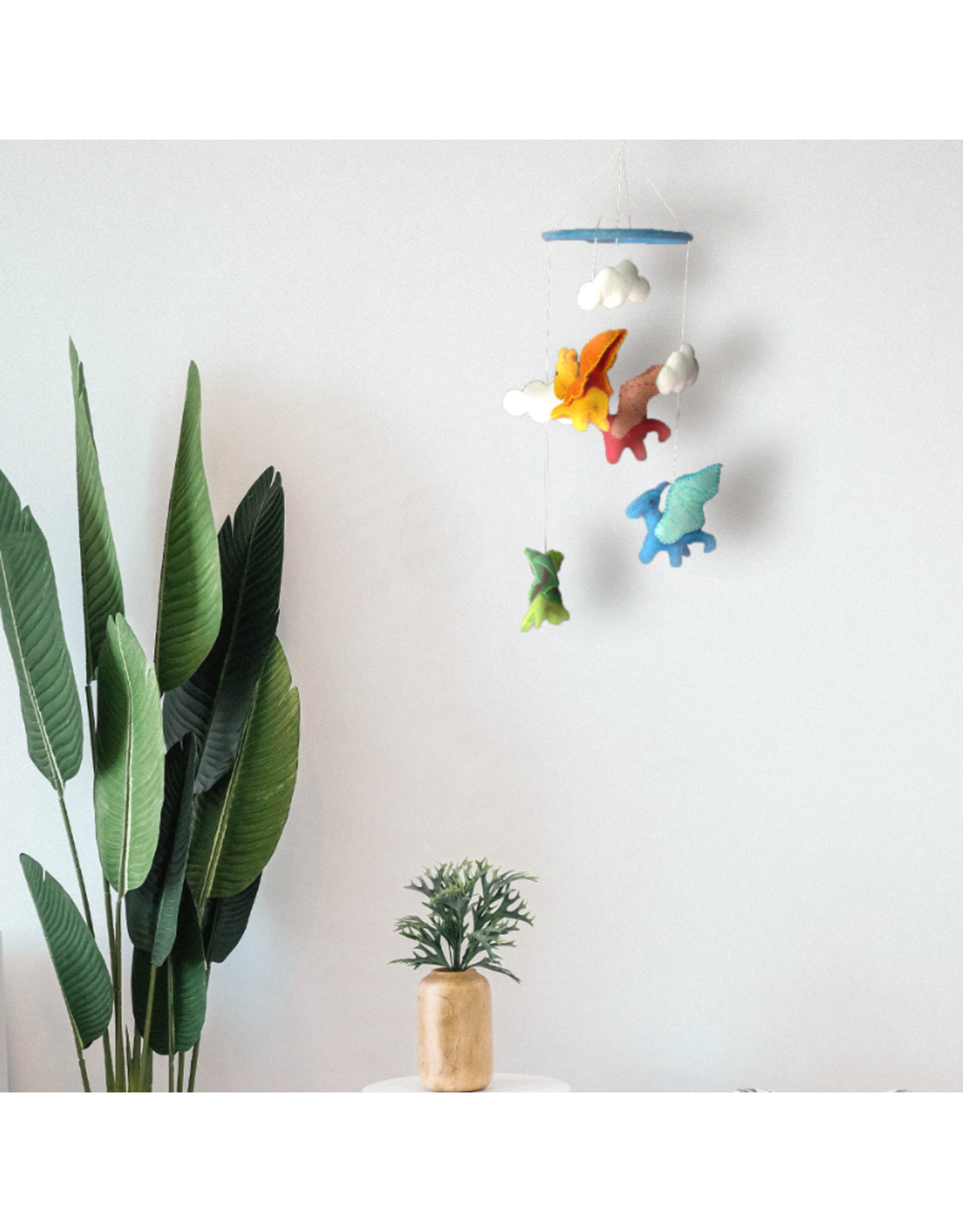 Nepal Dragons Felt Nursery Mobile