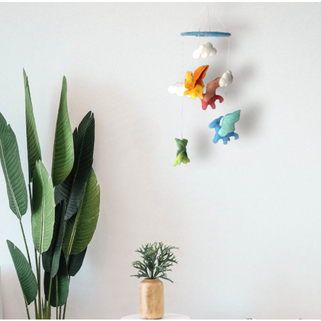Mobile - Felt Dragons