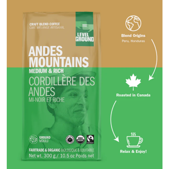 Level Ground Coffee - Andes Mountains- 5lb