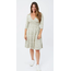 India Callie Wrap Dress in Field Taupe