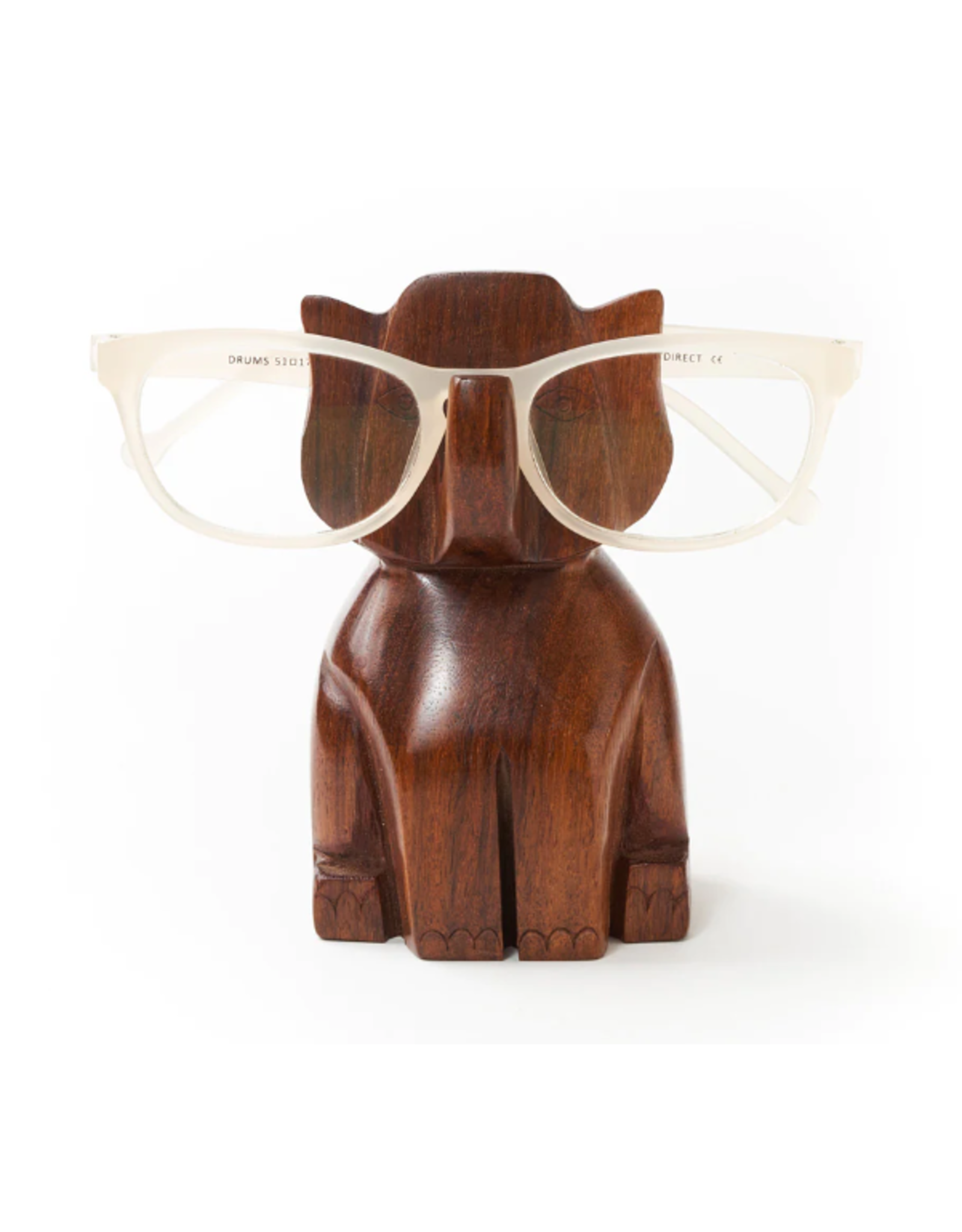 Trunk Up Elephant Eyeglass Holder Stand, India - Village Goods