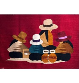 Ecuador Small Wool Tapestry - Chismosas, Ecuador