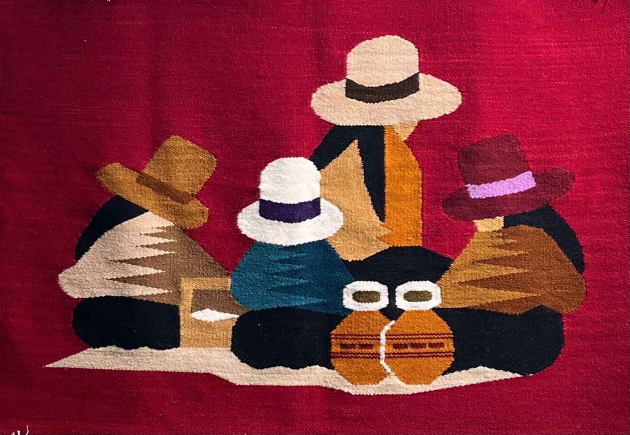 Wool Tapestry Chismosas, Ecuador Village Goods