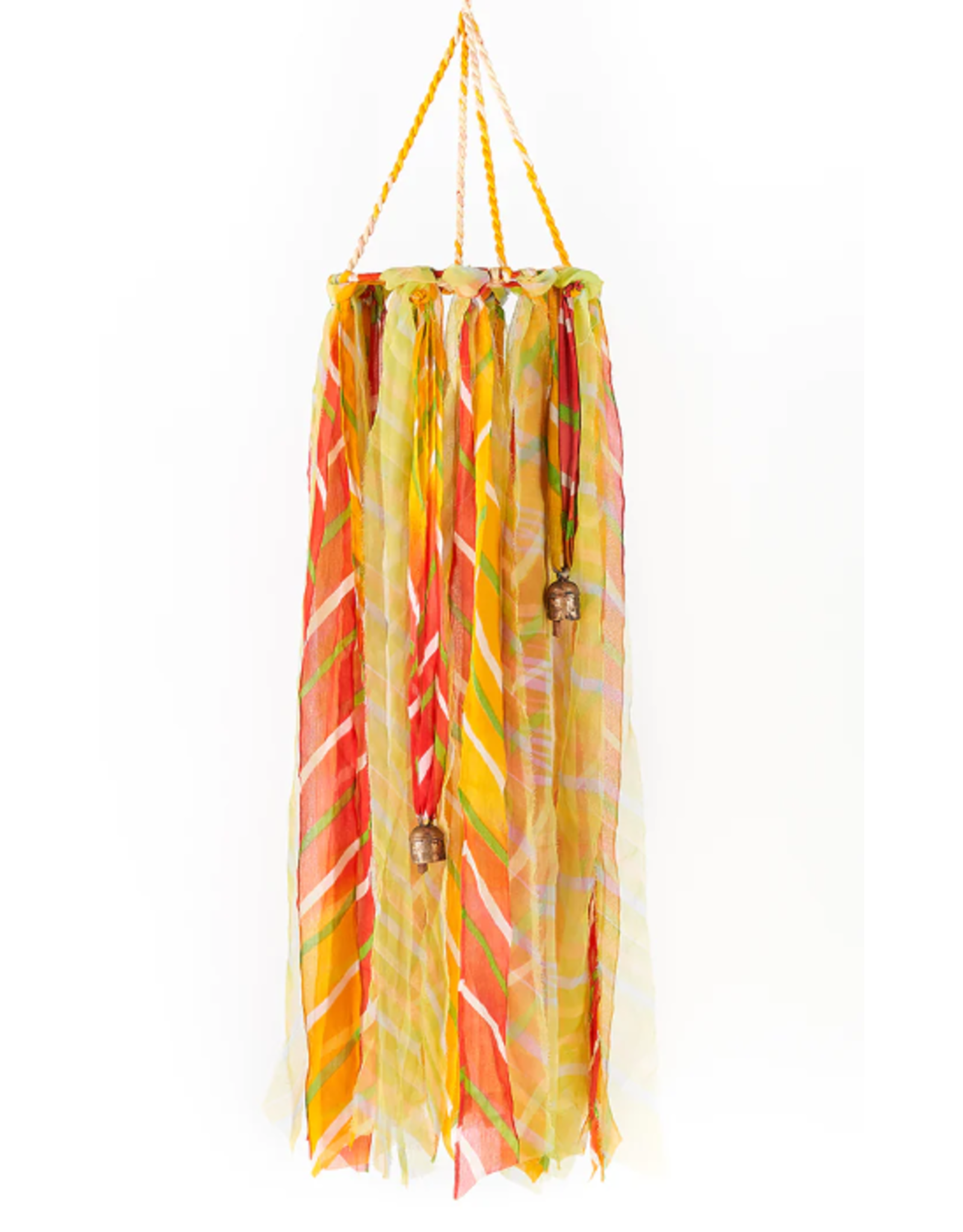 India Upcycled Sari & Song Windsock