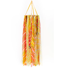 India Upcycled Sari & Song Windsock