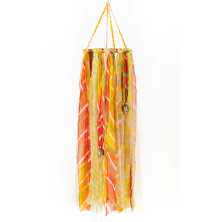 India Upcycled Sari & Song Windsock