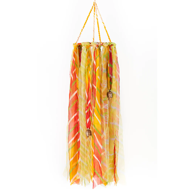 Upcycled Sari & Song Windsock