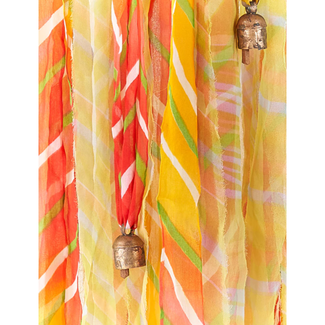 Upcycled Sari & Song Windsock