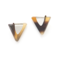 Triangle Horn Stud Earrings