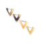 Triangle Horn Stud Earrings