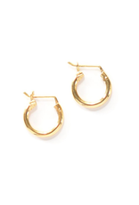 Peru Adriana Hoop Earrings - 14k Gold Plated, Peru