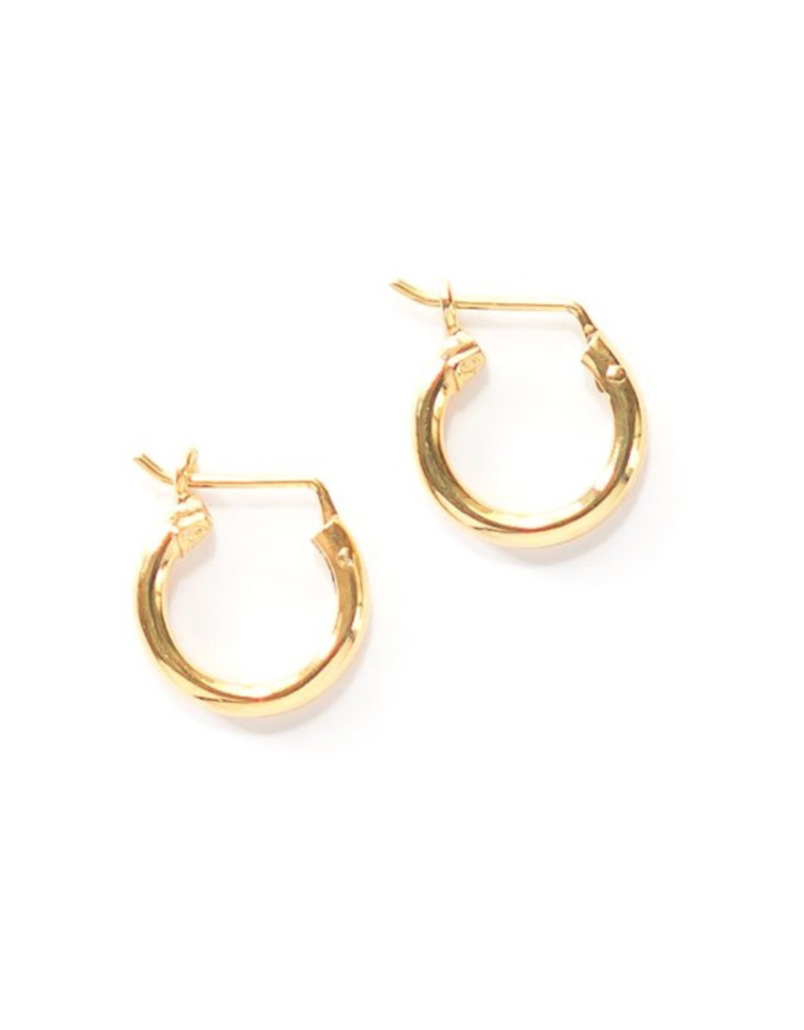 Peru Adriana Hoop Earrings - 14k Gold Plated, Peru