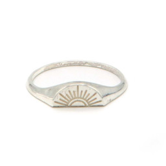 India Soleil Sterling Silver Ring