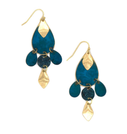 India Blue Windchime Earrings, India