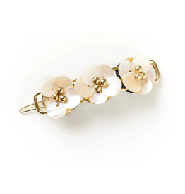 India Aiyana Mother of Pearl Hair Barrette, India