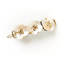 India Aiyana Flowers Barrette Hair Clip - Mother of Pearl