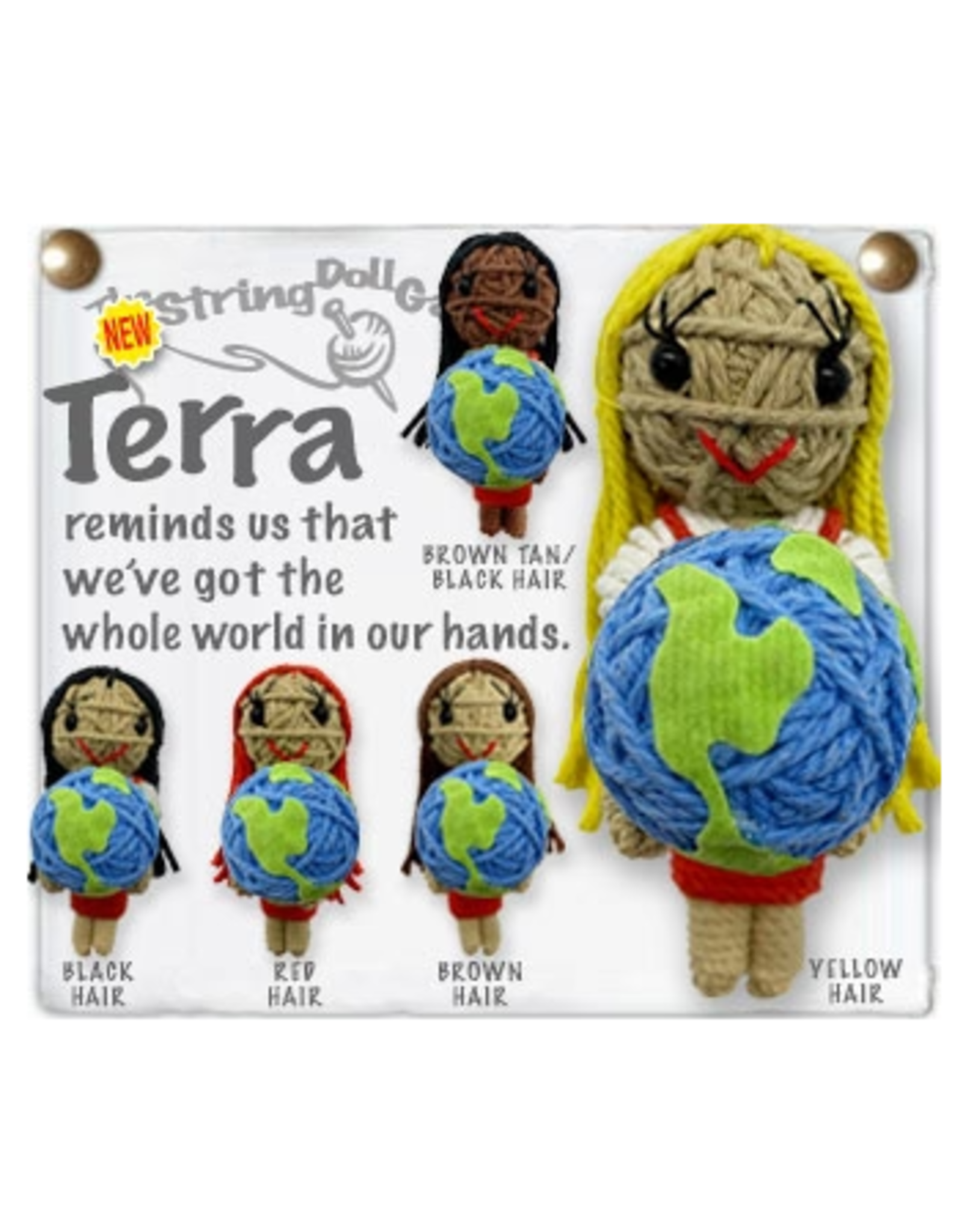 Thailand String Doll Keychain - Terra, Thailand