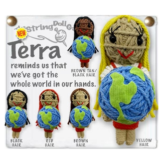Thailand String Doll Keychain - Terra