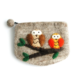 Nepal Two Owl Coin Purse, Nepal