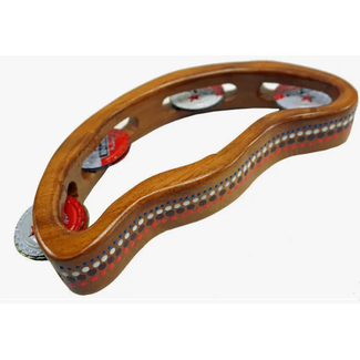 Indonesia Half Moon Tambourine