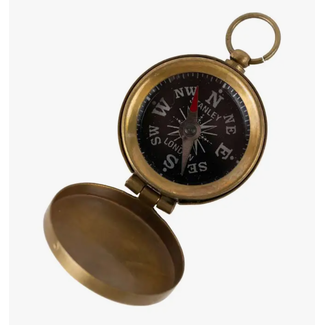 India Brass Pocket Compass India Brass Pocket Compass