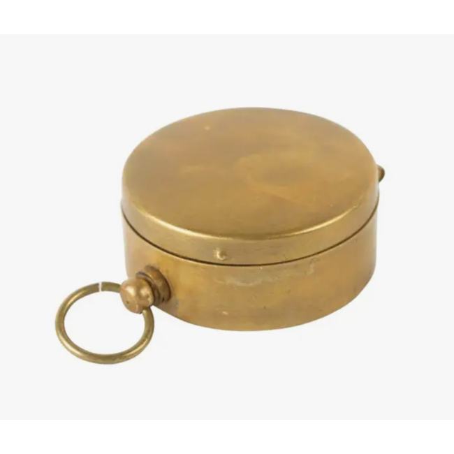Brass Pocket Compass
