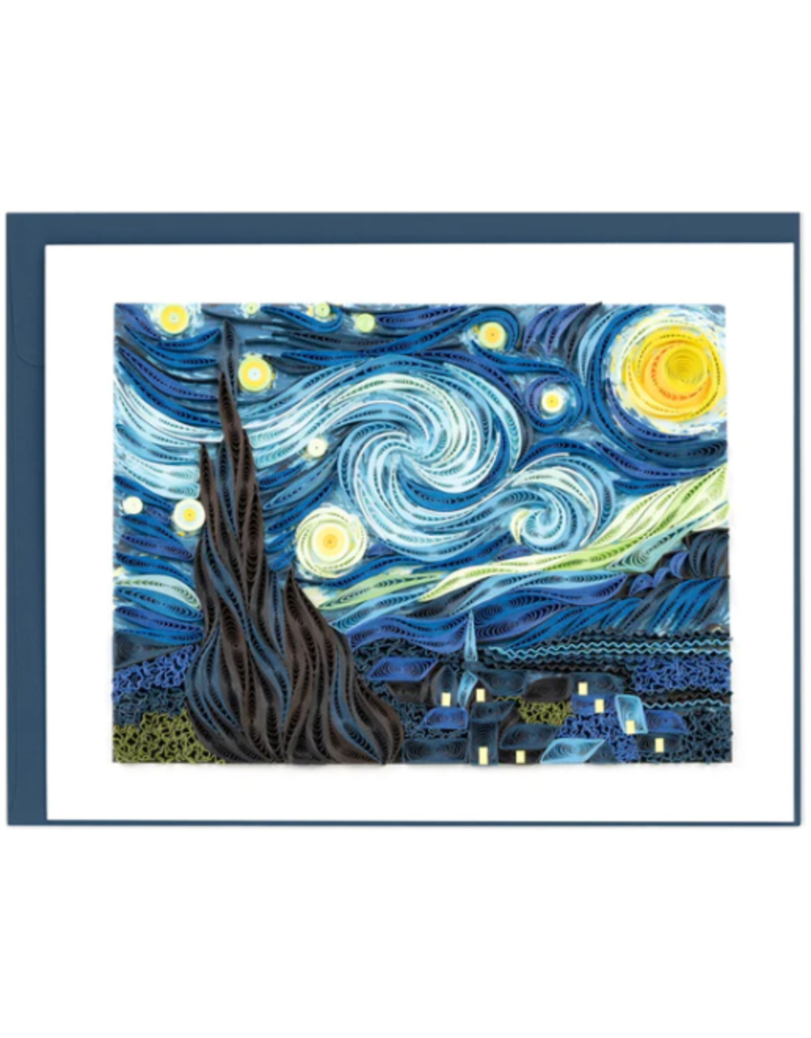 Vietnam Quilled Artist Series - Starry Night by Van Gogh, Vietnam