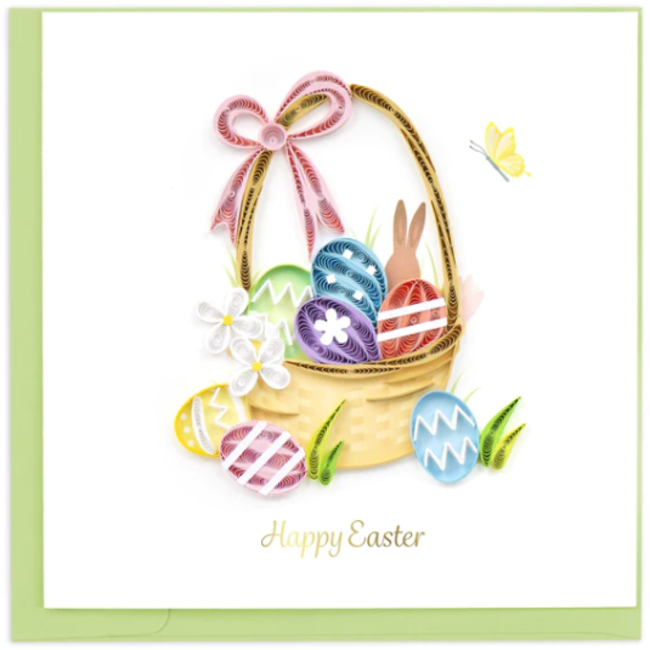 Quilled Card - Easter Basket