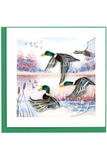 Vietnam Quilled Duck Migration Card, Vietnam