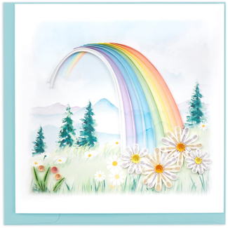 Vietnam Quilled Card -  Rainbow