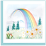 Vietnam Quilled Card -  Rainbow