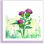 Quilling Card - Thistle