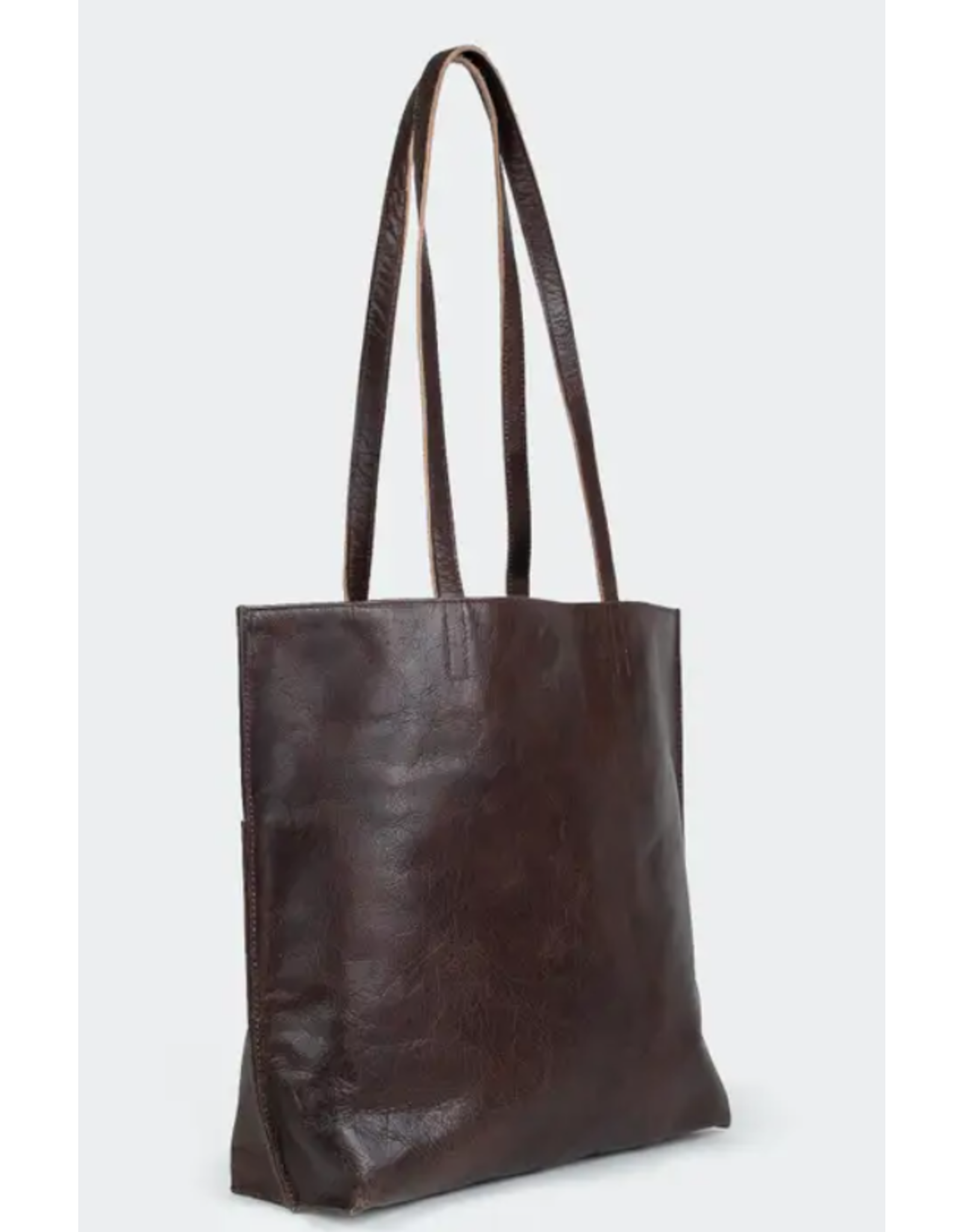 India The Everyday Tote in Heritage Brown, India