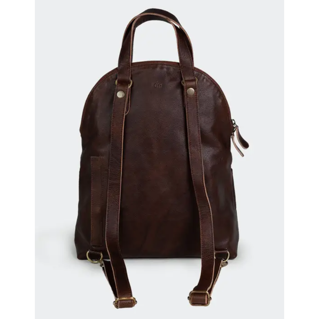 Halfmoon Backpack - Brown Leather