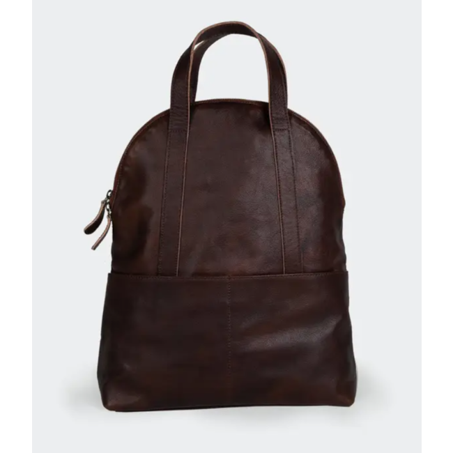 Halfmoon Backpack - Brown Leather