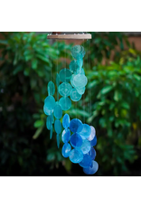 Indonesia Blue Water Spiral Capiz Chime