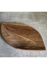 Indonesia Leaf Suar Wood Tray, Indonesia