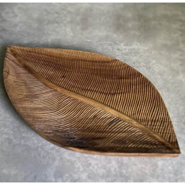 Leaf Suar Wood Tray