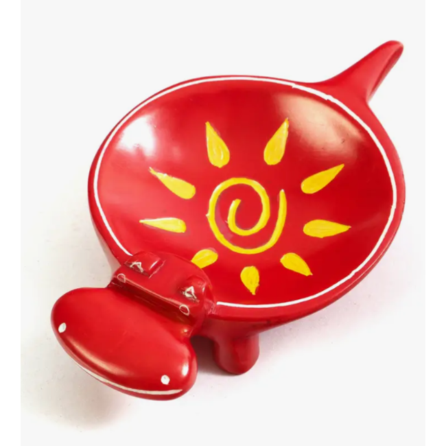 Soapstone Hippo Dish