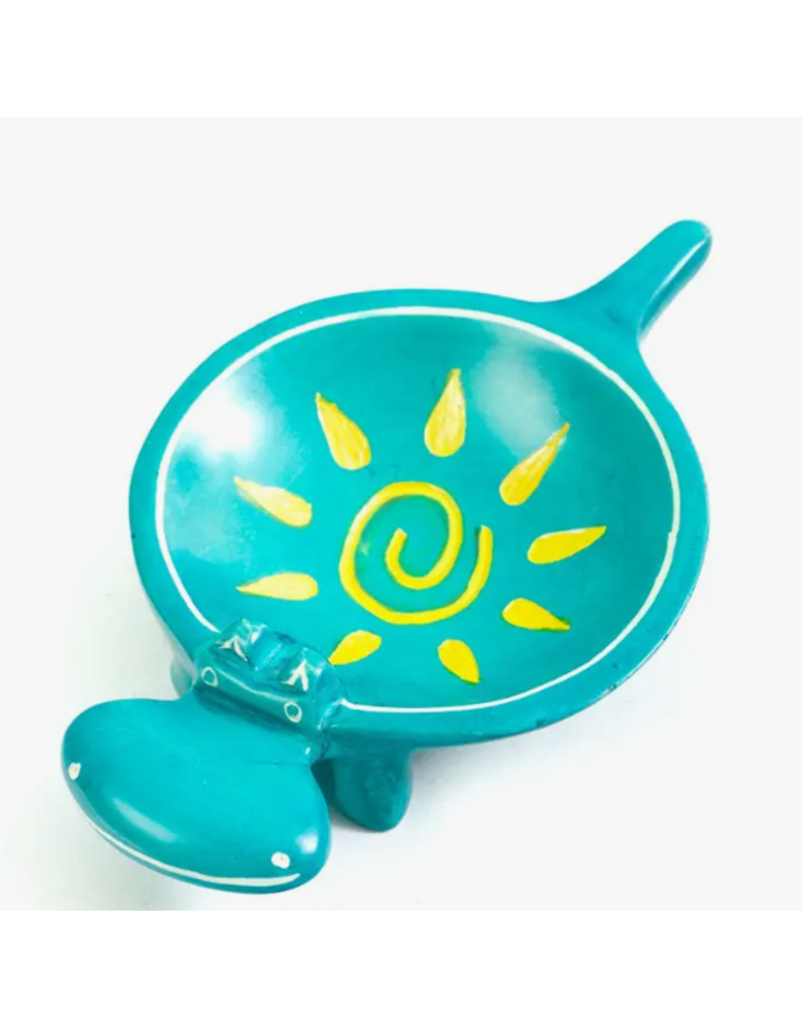 Kenya Soapstone Hippo Dish