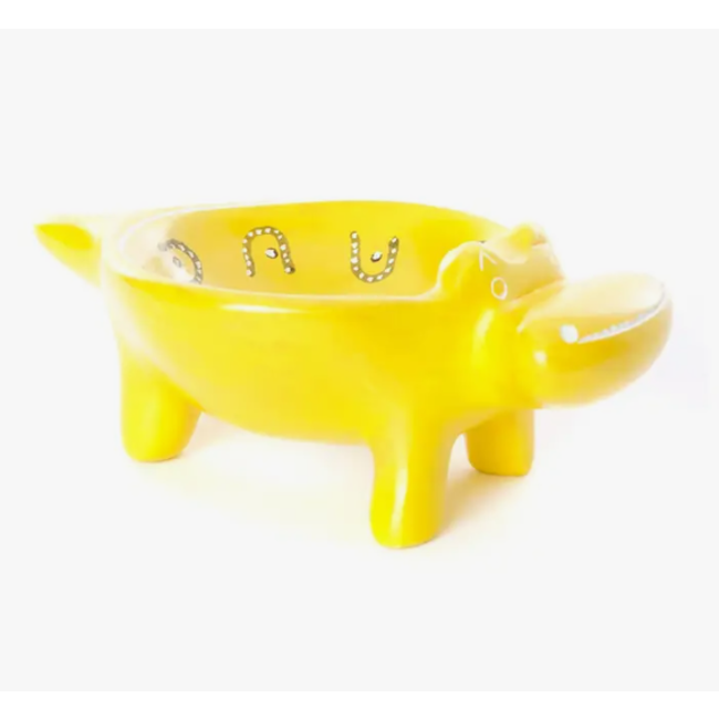 Soapstone Hippo Dish