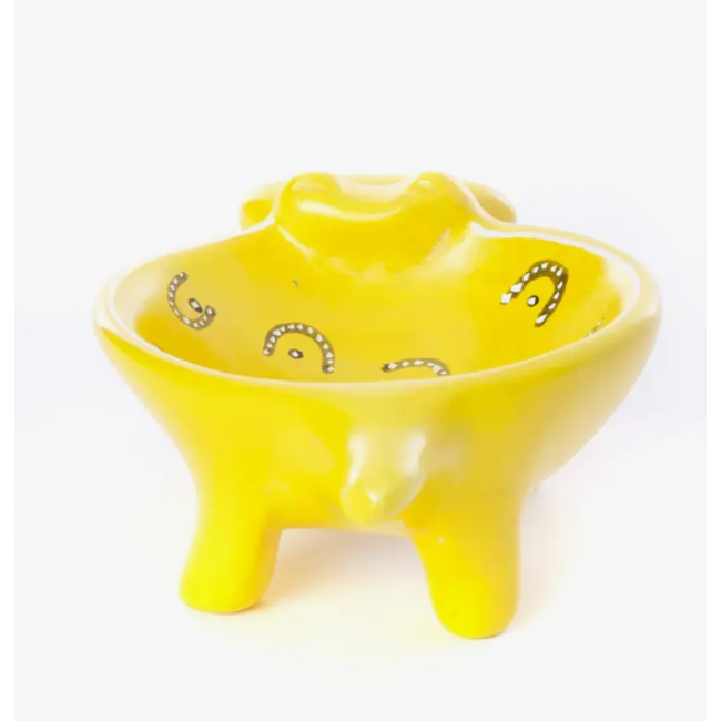 Soapstone Hippo Dish