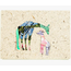 Kenya Mother & Baby Giraffe Card